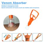 Extracteur de venom en plein air, venom serpent moustique abeille morsure pompe d'aspiration sous vide ...
