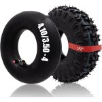 F3t - 35i pneu chambre a air 4. 10 / 3. 50 - 4 pour remorque tracteur diable chariot de jardin fraise ...