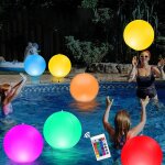 Fabur - boule lumineuse piscine flottante avec télécommandeâ¿lampe flottante piscine 16 couleurs, ballon ... Fabur - boule lumineuse piscine flottante avec télécommandeâ¿lampe flottante piscine 16 couleurs, ballon ...