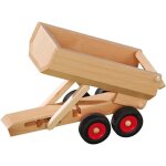 Fagus houten aanhanger kiepbaar 33 cm. 3 +