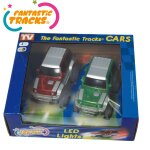 Fantastic tracks - lot de 2 voitures lumineuses pour le circuit flexible et lumineux