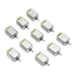 Fasizi 10pcs dc 3v - 6v 130 moteur 17000 rpm pour arduino diy