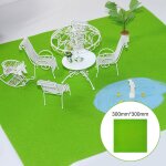 Fausse herbe pour le jardin de maisons de poup�es miniatures, gazon artificiel pour la d�coration artisanale, ...
