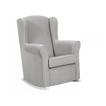Fauteuil bascule lactancia nanny blanc soft grey