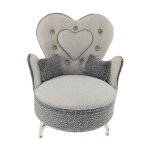 Fauteuil canapé echelle 1 / 6, meubles pour figurines d'action 12 pouces poupée gris + argent Fauteuil canapé echelle 1 / 6, meubles pour figurines d'action 12 pouces poupée gris + argent