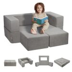 Fauteuil pour enfants pliable - vevor - eponge 25d haute densit� souple et confortable - meuble de salle ...