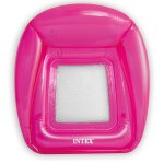 Fauteuil gonflable candy maille intex - rose