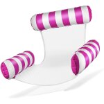 Fauteuil de natation gonflable pour piscine - avec dossier et accoudoirs - parfait pour la dtente. [g156] ...