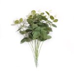 Faux cuir chevelu de tortue verte artificielle, 10 pi�ces, fausse plante pour bricolage, mariage, f�te ...