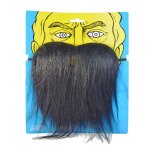 Faux masque a barbe pour vieux homme, accessoire de cosplay, demi - visage, dguisement de fte, amusant, ...