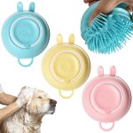 Fchhk - 3 pices brosse de bain dmlante brosse de toilettage en caoutchouc de silicone accessoire de ...