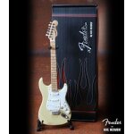 Fender cream stratocaster mini guitar replica collectible [] figure, collecti