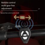 Feu arrière pour casque de vélo, clignotants rechargeables, télécommande sans pour vélos de route de ... Feu arrière pour casque de vélo, clignotants rechargeables, télécommande sans pour vélos de route de ...