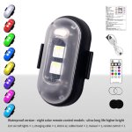 Feux led pour motos, lumire stroboscopique de drone, signal lumineux d'avertissement, rechargeable par ...