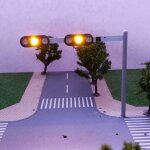 Feu de signalisation 6 feux a monter soi - même, modèle d'architecture de train de rue, aménagement de ... Feu de signalisation 6 feux a monter soi - même, modèle d'architecture de train de rue, aménagement de ...