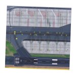 Feuille / tablier de disposition d'aéroport modèle, accessoires pour sections de piste a echelle 1 / ... Feuille / tablier de disposition d'aéroport modèle, accessoires pour sections de piste a echelle 1 / ...