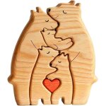 Few - 1 pièces bois puzzle d'art, personnalisé spécial ours de puzzle famille, réfléchi puzzle familial ... Few - 1 pièces bois puzzle d'art, personnalisé spécial ours de puzzle famille, réfléchi puzzle familial ...