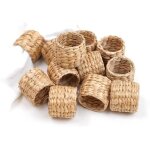 Few - 12 pièces séries ronds de , porte - serviettes en jacinthe d' - ronds de rustiques pour fête d'anniversa ... Few - 12 pièces séries ronds de , porte - serviettes en jacinthe d' - ronds de rustiques pour fête d'anniversa ...