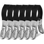 Few - lot de 6 grandes pinces a linge pour chaises longues de plage avec housse de protection - pinces ...
