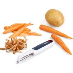 Few - e950017 smooth glide eplucheur universel, plastique / acier inoxydable, blanc / gris, pour fruits ... Few - e950017 smooth glide eplucheur universel, plastique / acier inoxydable, blanc / gris, pour fruits ...