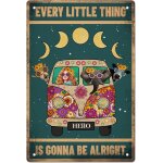 Few - plaque en métal vintage pour voiture en métal funny retro every little thing is gonna be alright ... Few - plaque en métal vintage pour voiture en métal funny retro every little thing is gonna be alright ...