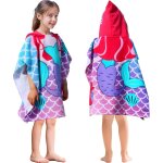 Few - serviette de bain enfants, poncho de bain filles, 60x60cm animaux motifs microfibre absorbant doux ... Few - serviette de bain enfants, poncho de bain filles, 60x60cm animaux motifs microfibre absorbant doux ...