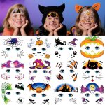 Few - tatouages halloween enfant pour visage, 12 pièces tatouage ephemere pour maquillage halloween, ... Few - tatouages halloween enfant pour visage, 12 pièces tatouage ephemere pour maquillage halloween, ...