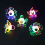 Fidget spinner light up top ring, anti - stress, jouets sensoriels pour enfants, fournitures de fte, ...