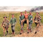 Figurines 1re guerre mondiale : soldats anglais et allemands, bataille de la somme 1916