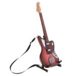 Figurine d'action poupes de 12 pouces, accessoire d'instruments de musique, modle de guitare en bois ...
