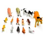 Figurines d'animaux de ferme en pvc, 14 pièces, jeu de mouton, cheval, canard, poulet, jouet en forme ... Figurines d'animaux de ferme en pvc, 14 pièces, jeu de mouton, cheval, canard, poulet, jouet en forme ...