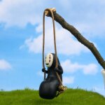 Figurine anime no face man, 1 pice, modle, bricolage, jardinage, dcoration, paysage, poupe, jouet, ...