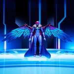 Figurine - mattel - hpl13 - 30, 5 cm - 30 points d'articulation - ailes � plumes multiples.