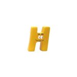 Figurine barbapapa : lettre h : barbidou Figurine barbapapa : lettre h : barbidou