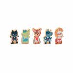 Figurines en bois supers h�ros - lilliputiens