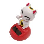 Figurine de chat chanceux dansant, modle a energie solaire, poupe, statue, jouet scientifique educatif ...
