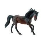 Figurine cheval andalou bai : etalon