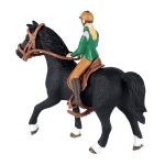 Figurine de cheval peinte a la main, jouet artisanal de la ferme pour les tout - petits