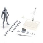 Figurines de corps kun, modles pour artistes, gestes mobiles et articulations avec support de base pour ...