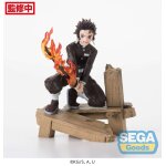 Figurine demon slayer - tanjiro swordsmith village arc - xross link 15 cm