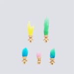 Figurines de dessin anim� kawaii, 5 pi�ces, 10 couleurs, jouets pour enfants, papa, maman et b�b�, pour ...