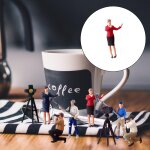 Figurine de diffusion, figurines de personnes pour diorama, modle architecture de paysage, train pour ...