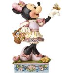 Figurine disney - enesco - minnie avec panier fleurs et oeufs de pâques Figurine disney - enesco - minnie avec panier fleurs et oeufs de pâques