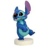 Figurine disney - enesco - stitch et angel : stitch avec bisous sur le visage