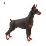 Figurines doberman pinscher pour enfants, jouet adorable, capacit� cognitive, sans bavures, sans odeur ...