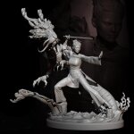 Figurine dragon soldat mod�le diy, kits de mod�les en r�sine 75mm 1 / 24, h7x8 a assembler soi - m�me, ...