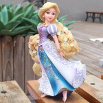 Figurines elsa raiponce jasmine anna en pvc, 19cm, figurine d'action princesse, dessin anim, poupes, ...
