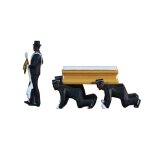 Figurine modèle d'équipe de porteurs de cercueil, décoration de voiture, enterrement au ghana, 1 / 64 ... Figurine modèle d'équipe de porteurs de cercueil, décoration de voiture, enterrement au ghana, 1 / 64 ...