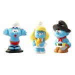 Figurines eveil les schtroumpfs : tubo 3 figurines
