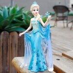 Figurines jasmine, elsa, raiponce, blanche - neige, 19cm, en pvc, princesse, dessin anim, poupes, jouets ...
